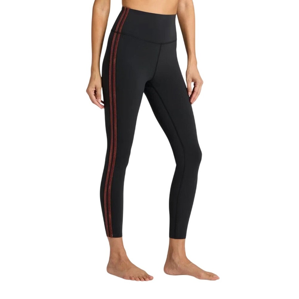 All in Motion Women's Black Piped Everyday Soft 7/8 Leggings Size XS